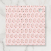 Étiquettes Cadeau Easter Bunny Baby Shower (Dos)