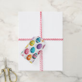 Étiquettes-cadeau Easter Eggs Photo (Avec de la ficelle)