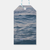 Étiquettes-cadeau Eau de mer de près (Dos)