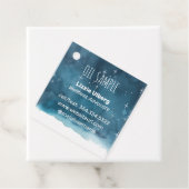 Étiquettes Cadeau Échantillon d'huile essentielle de nuit étoilée (En situation)