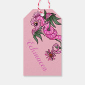 Étiquettes-cadeau Echinacea fleur lil' dragon de jardin (Dos)