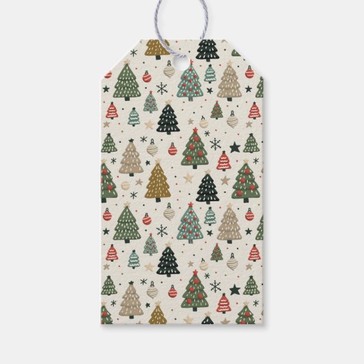 Étiquettes-cadeau Échos de fêtes  (Devant)