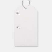 Étiquettes-cadeau Échos de fêtes  (Dos)