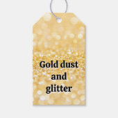 Étiquettes-cadeau Éclats d'or (Devant)