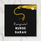 Étiquettes Cadeau École de sciences infirmières (Dos)