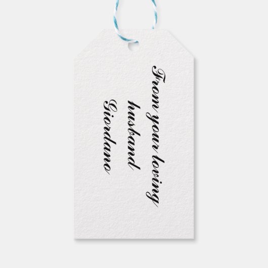 Étiquettes-cadeau écossais (Dos)