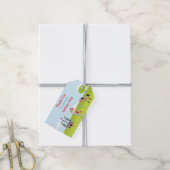 Étiquettes-cadeau Écouter Votre Blonde Blonde Knight Drapeau (Avec de la ficelle)