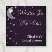 Étiquettes Cadeau Écrit Dans La Fête des mariées Des Étoiles (Devant)