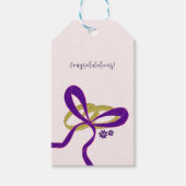 Étiquettes-cadeau Écriture Élégante - Félicitations pour votre Maria (Devant)