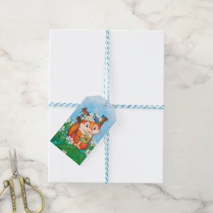 Étiquettes-cadeau Écureuil