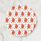 Étiquettes Cadeau Écureuil rouge (Devant)