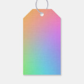 Étiquettes-cadeau Editer l'année, Gradient Rainbow Joyeux Nouvel An (Dos)