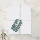 Étiquettes-cadeau Édition Mint Geo (Avec de la ficelle)