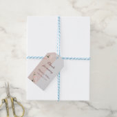 Étiquettes-cadeau Effets violets et gris doux (Avec de laficelle)