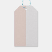 Étiquettes-cadeau Effets violets et gris doux (Dos)