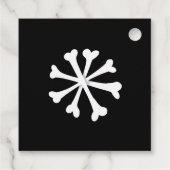 Étiquettes Cadeau Éffrayant Noël Déplaisant Goth Fête à thème (Dos)