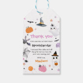 Étiquettes-cadeau Éffrayant Un Halloween 1er Anniversaire (Devant)