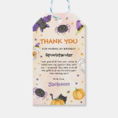 Étiquettes-cadeau Éffrayant Un Halloween 1er Anniversaire (Devant)