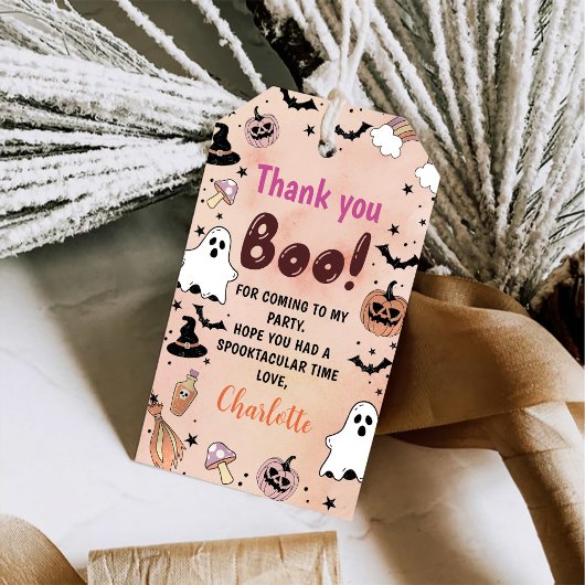 Étiquettes-cadeau Éffrayant Un Halloween 1er anniversaire