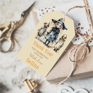 Étiquettes-cadeau Éffrayante Halloween mignonne Fête d'anniversaire 