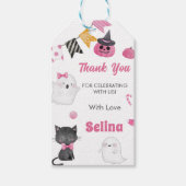 Étiquettes-cadeau Éffrayante Halloween mignonne Fête d'anniversaire  (Devant)