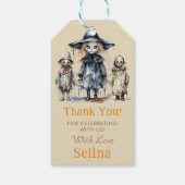 Étiquettes-cadeau Éffrayante Halloween mignonne Fête d'anniversaire (Dos)