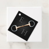 Étiquettes Cadeau Eggbutt Snaffle Bit Equestrimed (En situation)