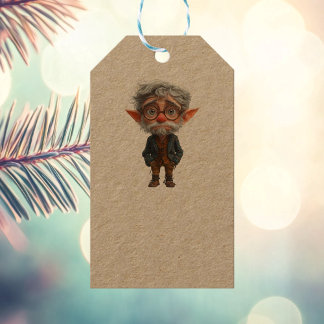 Étiquettes-cadeau Elder Christmas Elf Kraft Tags cadeaux