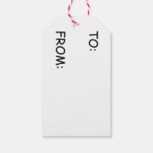 Étiquettes-cadeau Élégance de feu - Une étude sur la complexité (Dos)