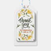 Étiquettes-cadeau "Élégance réfléchie" (Dos)