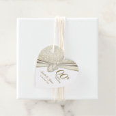 Étiquettes Cadeau Élégant anniversaire du 00e Mariage (En situation)