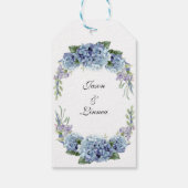 Étiquettes-cadeau Élégant Aquarelle de Fleurs de Ne Pas Oublier (Dos)