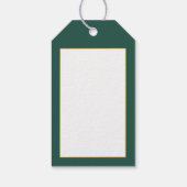 Étiquettes-cadeau Élégant arbre de Noël de Noël de Noël (Dos)