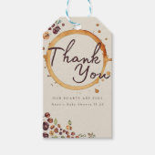 Étiquettes-cadeau Elégant Baby shower À Thème Café (Devant)