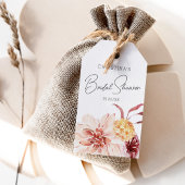 Étiquettes-cadeau Elégant Boho Chic Floral Fête des mariées Favorise