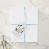 Étiquettes-cadeau Elégant Boho Floral Mariage (Avec de laficelle)