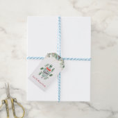 Étiquettes-cadeau Élégant, Boule de Noël, Branches de pins, Confetti (Avec de laficelle)