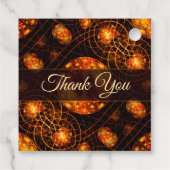 Étiquettes Cadeau Elegant Classic Boho Modern Gold #901 Wedding (Dos)