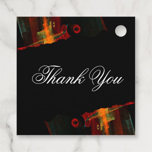 Étiquettes Cadeau Elegant Classic Modern Trendy Pattern #903 Wedding (Dos)