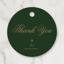 Élégant classique moderne Emerald Green Mariage or