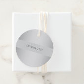 Étiquettes Cadeau Élégant écriture de script de monogramme modifiabl (En situation)