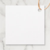 Étiquettes Cadeau Elégant Fleur sauvage Jardin Boho Mariage Merci (Dos)