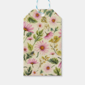 Étiquettes-cadeau Élégant floral (Devant)