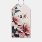 Étiquettes-cadeau Élégant floral personnalisable (Dos)