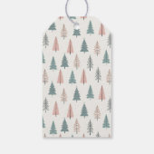 Étiquettes-cadeau Élégant hiver moderne Joyeux vacances (Dos)