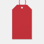 Étiquettes-cadeau Elégant Holly Berries et Pine Cones vacances (Dos)