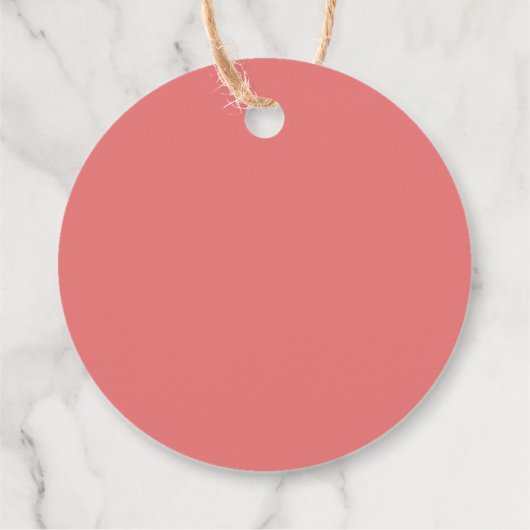 Étiquettes Cadeau Elegant Laurel Feuille Script Initiales Mariage (Dos)