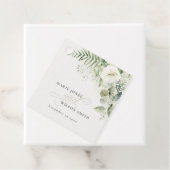 Étiquettes Cadeau Elégant Mariage de feuillage de Ferne Eucalyptus (En situation)