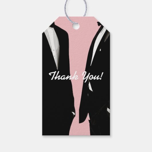 Étiquettes-cadeau Elégant Mariage gay moderne (Devant)