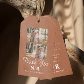 Étiquettes-cadeau Élégant Mariage Monogramme Mariage et Initiales de